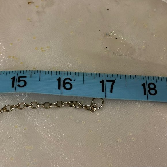 Fabulous Abstracted Necklace In Gold Bars, 17 inches. /N112 - Picture 4 of 4